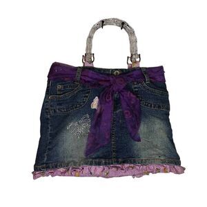 Handmade Y2K Jeans Upcycled Purse